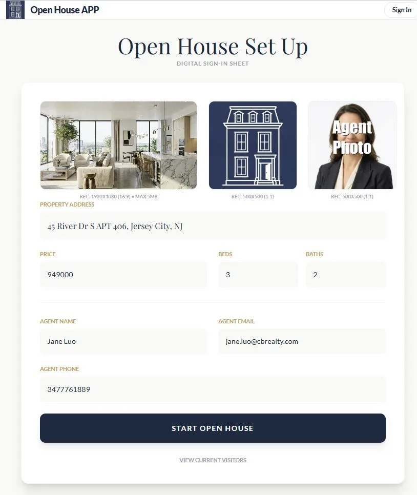 Luxury Real Estate Interior Open House