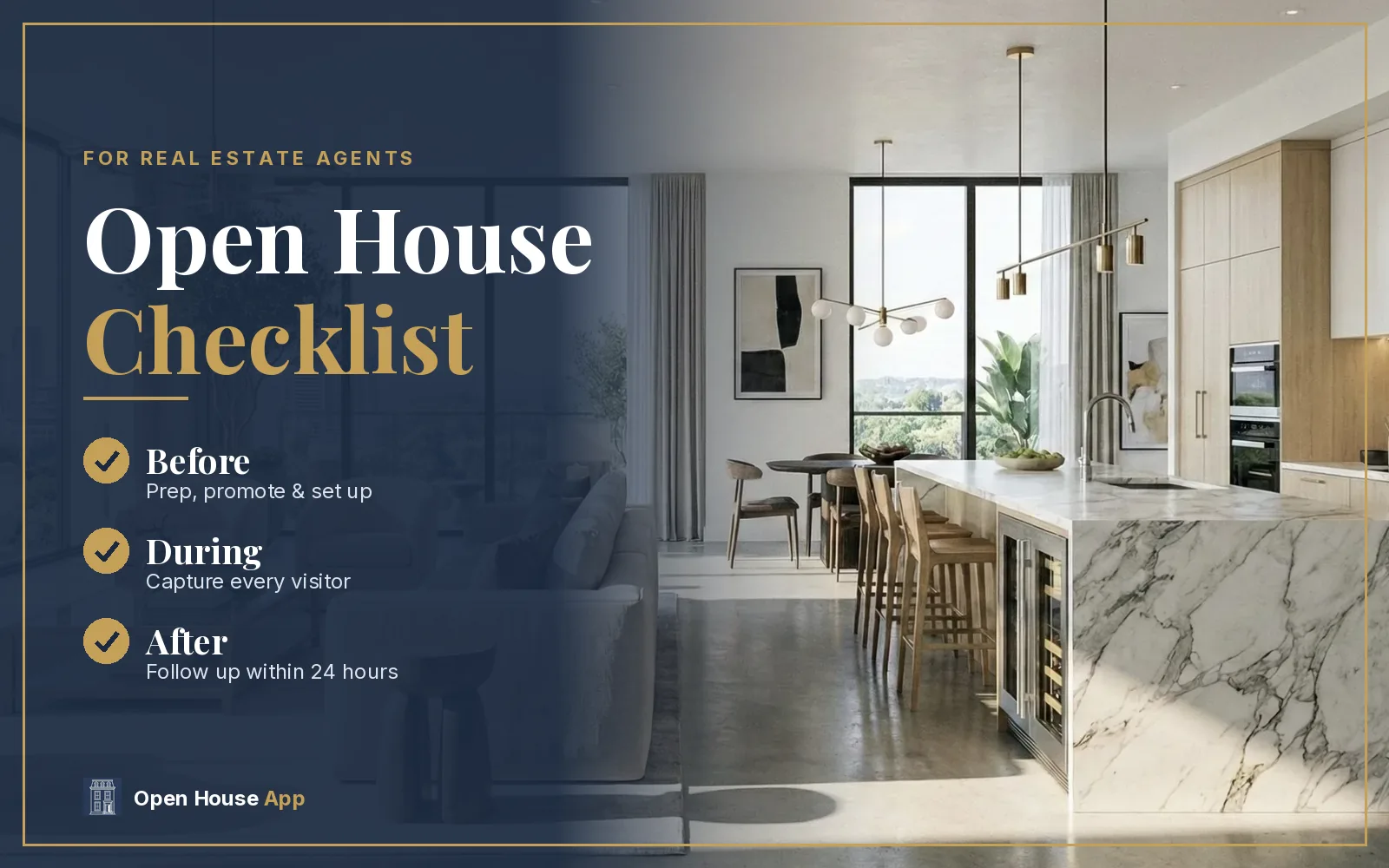 Open house checklist for real estate agents: before, during and after