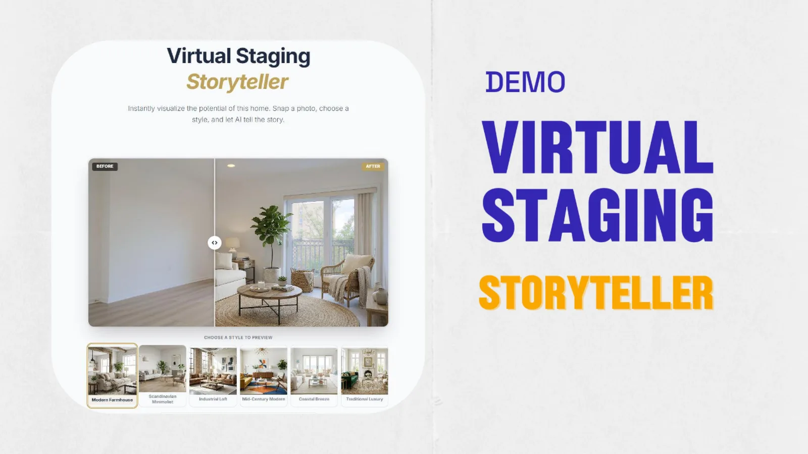StageVibe — AI Virtual Staging: Turn Empty Rooms into Sold Homes